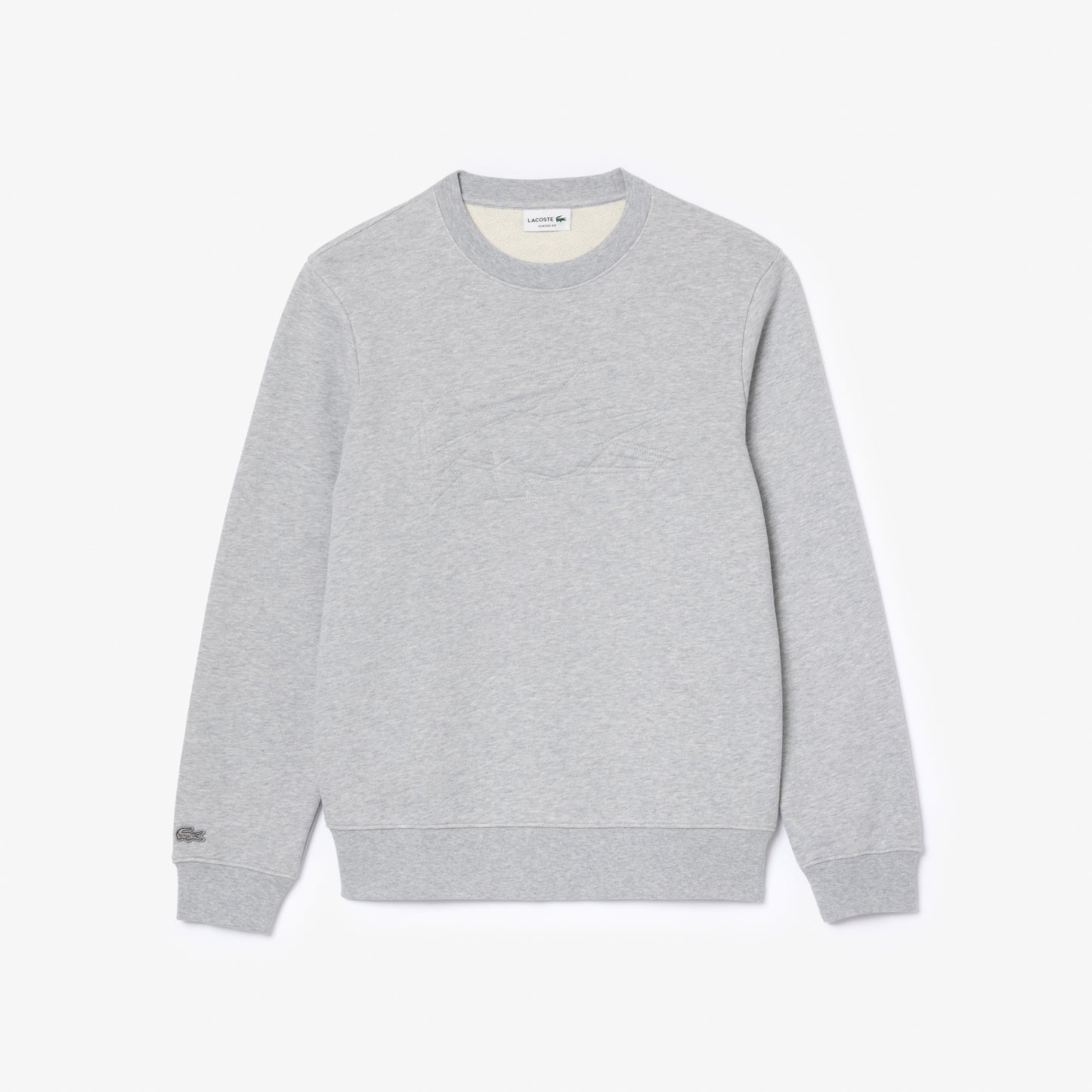 Fleece Embroidered Crocodile Sweatshirt-SH3595