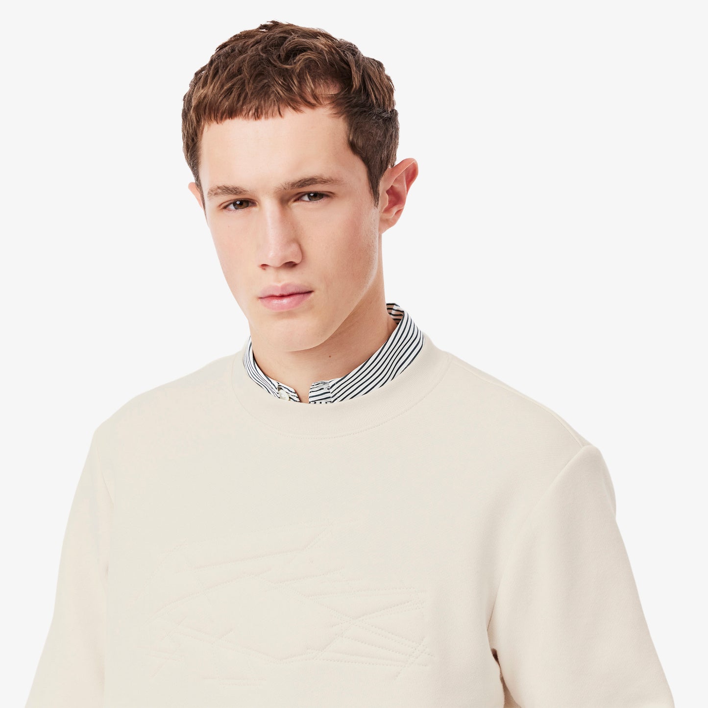 Fleece Embroidered Crocodile Sweatshirt-SH3595