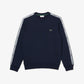 Men’s Classic Fit Logo Stripe Flannel Jogger Sweatshirt  - SH5073