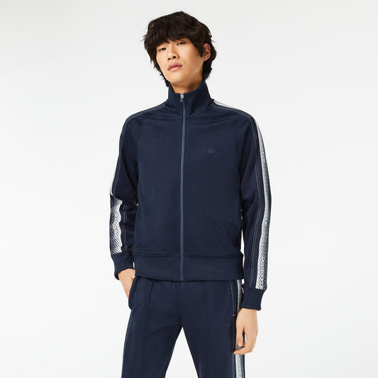 Men’s Lacoste Regular Fit Zipped Piqué Sweatshirt - SH5365