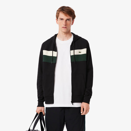 Zipped Colour-Block Hoodie - SH5913