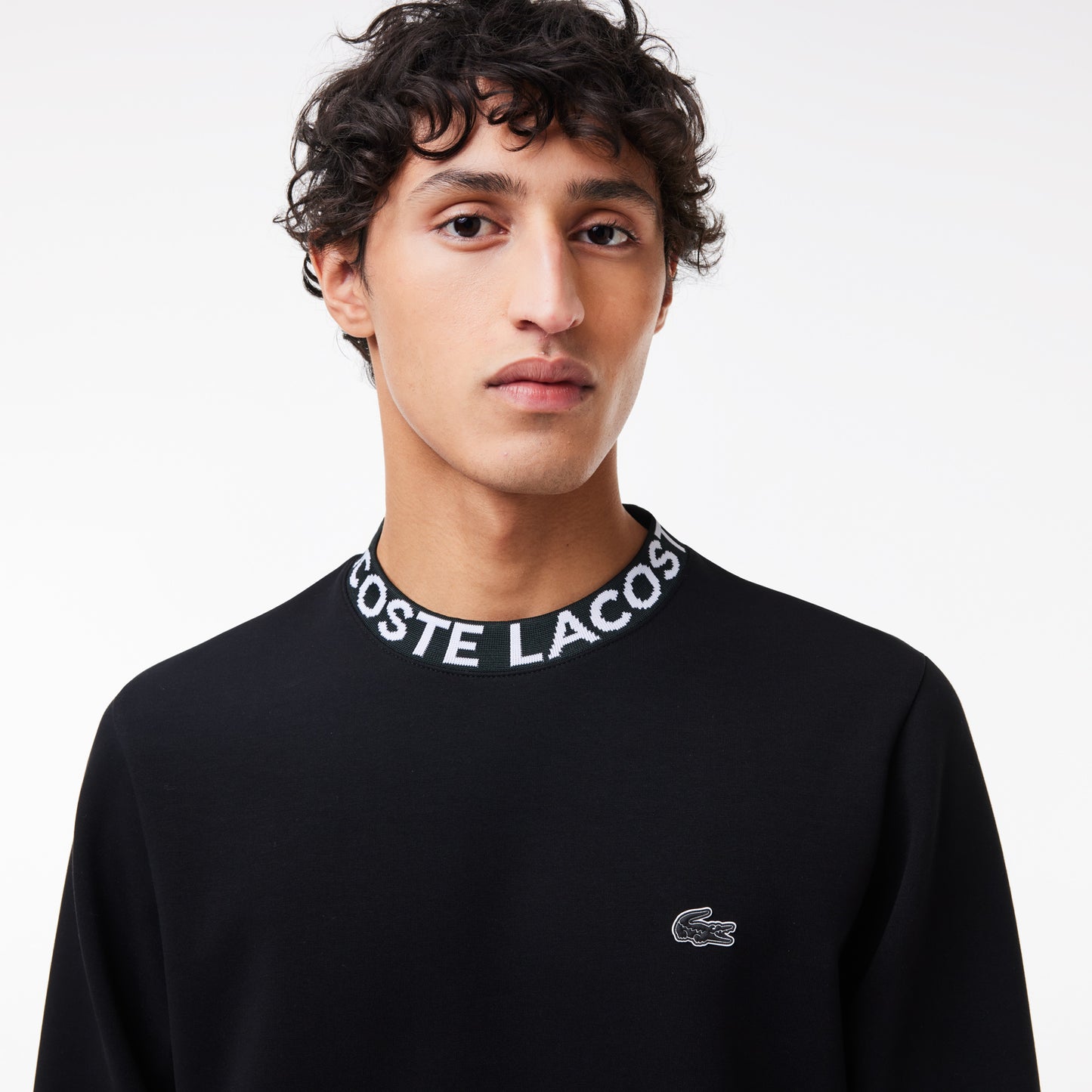 Logo Jacquard Crew Neck Sweatshirt - SH7473