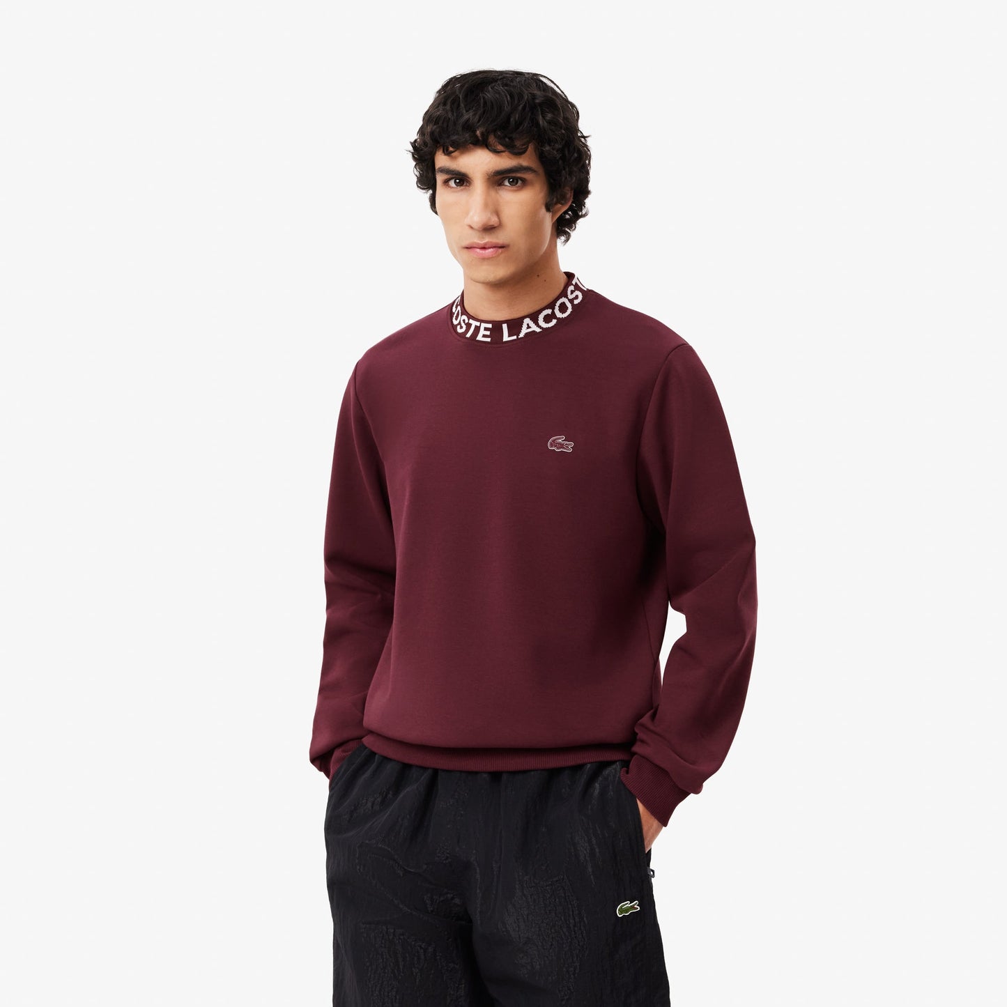 Logo Jacquard Crew Neck Sweatshirt - SH7473