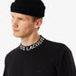 Jacquard Branded Jersey Sweatshirt-SH9542