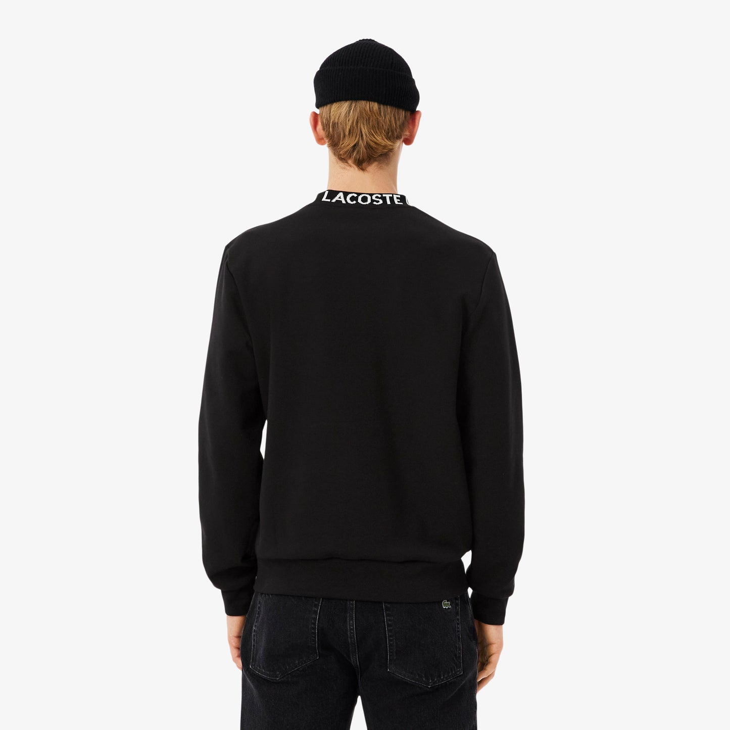 Jacquard Branded Jersey Sweatshirt-SH9542