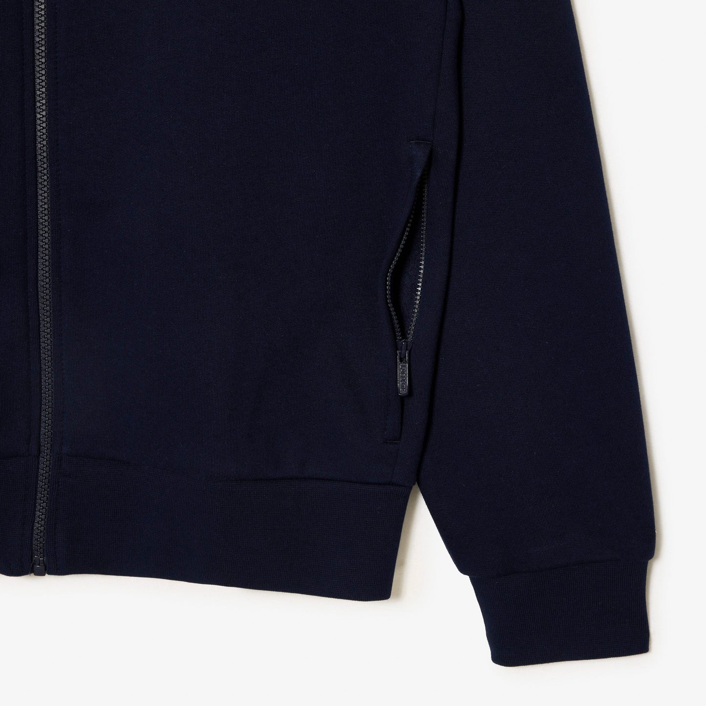 Zip-Up High Neck Fleece Sweatshirt-SH9622