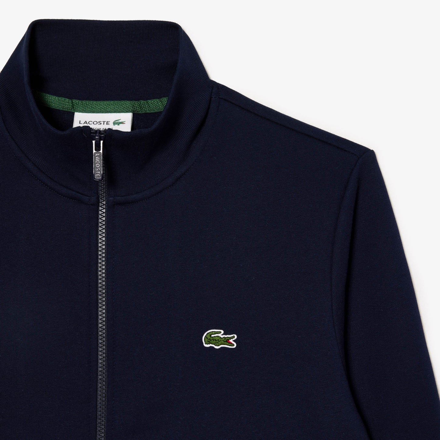 Zip-Up High Neck Fleece Sweatshirt-SH9622