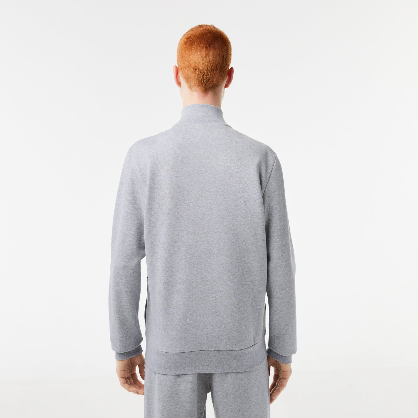 Zip-Up High Neck Fleece Sweatshirt-SH9622