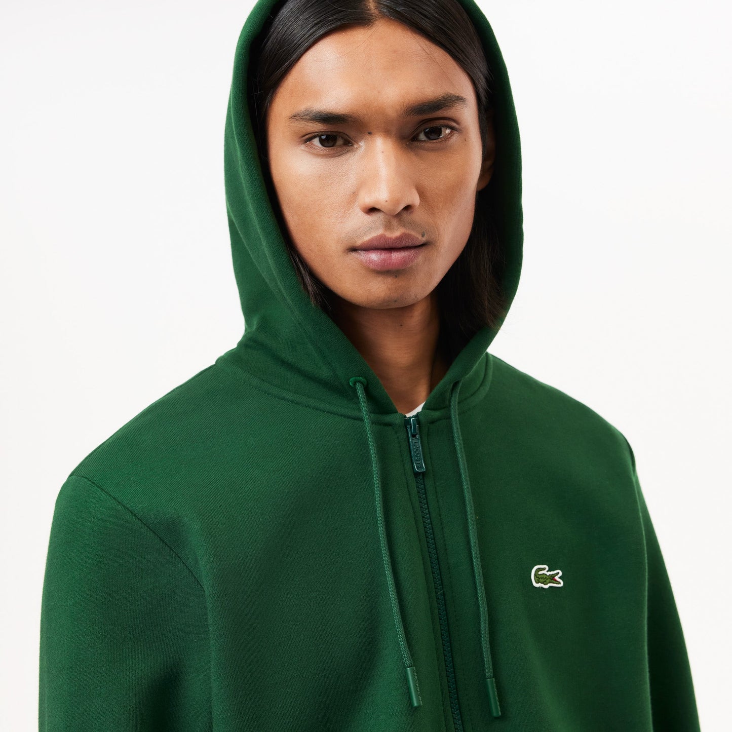 Zip-Up Fleece Hoodie-SH9626