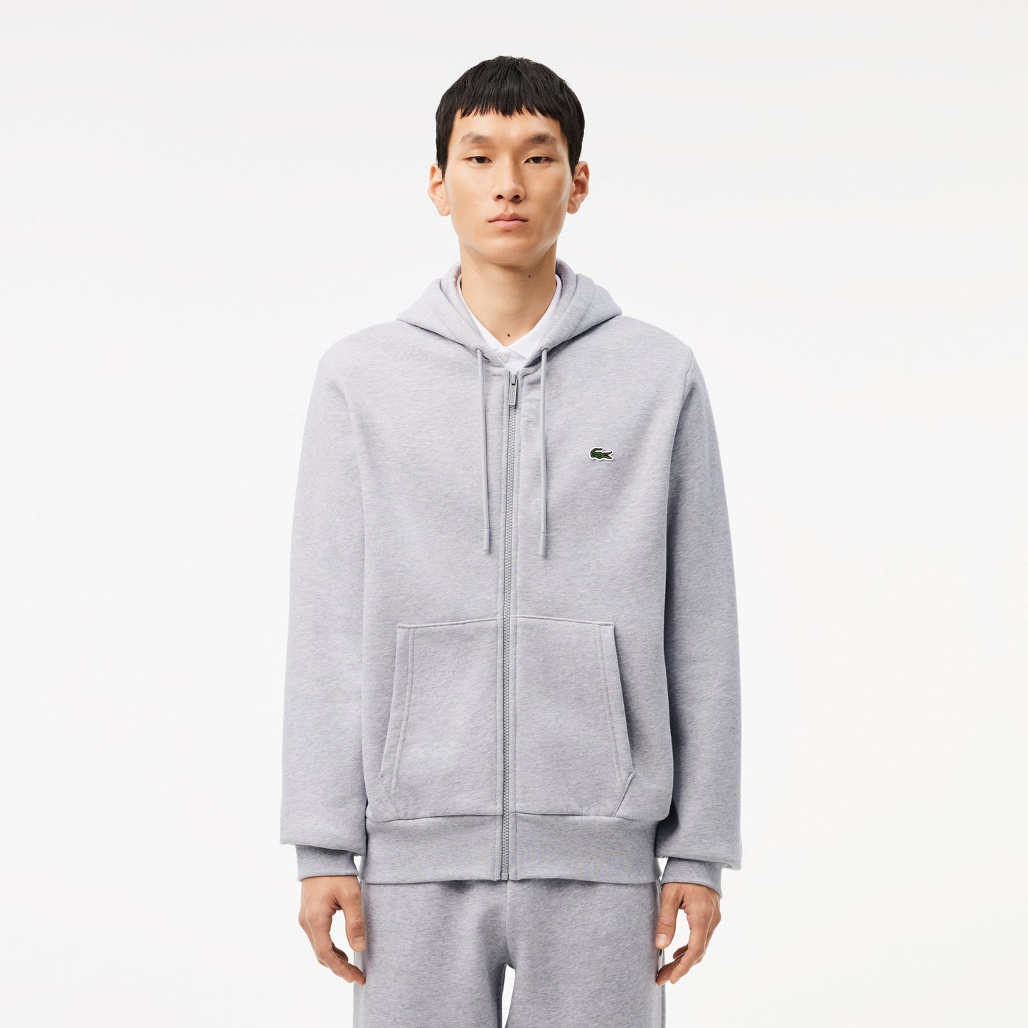 Zip-Up Fleece Hoodie-SH9626