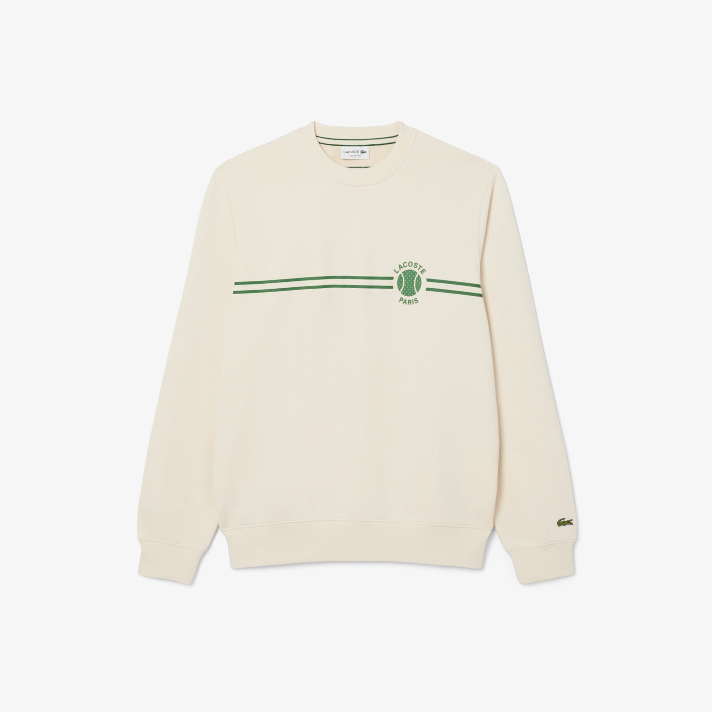 Tennis Print Fleece Sweatshirt-SH9691
