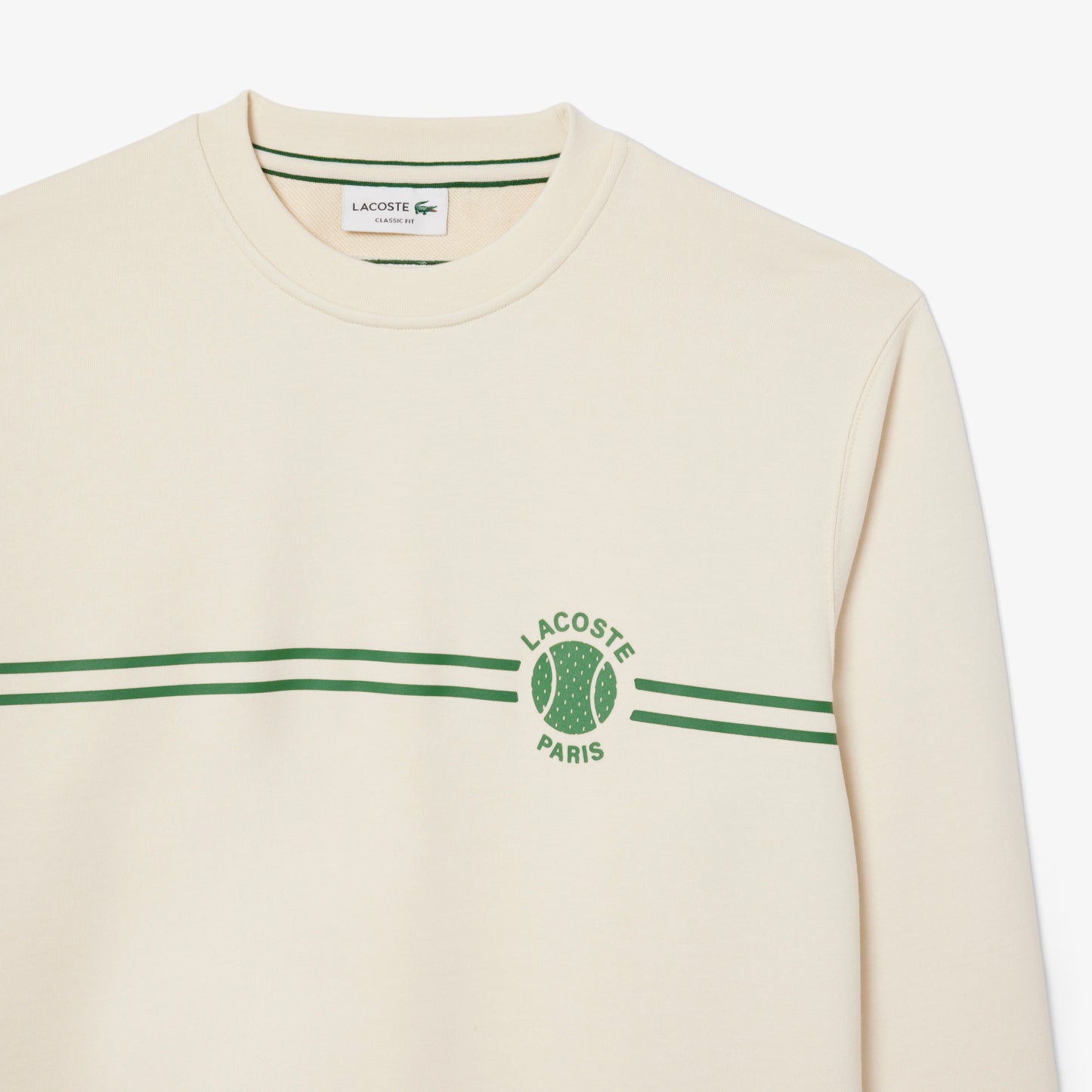 Tennis Print Fleece Sweatshirt-SH9691