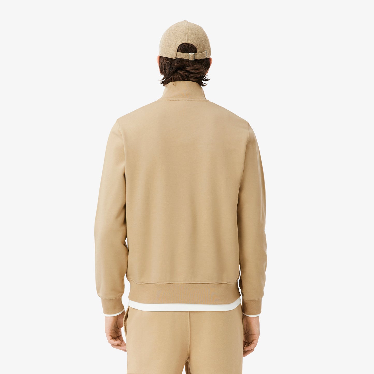 High Neck Zipped Fleece Sweatshirt - SH9774