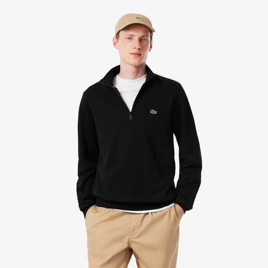 High Neck Zipped Fleece Sweatshirt - SH9774