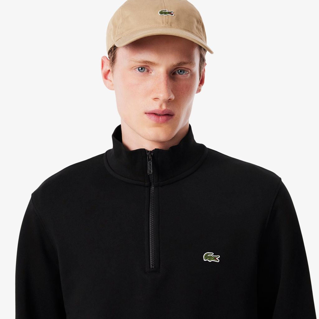High Neck Zipped Fleece Sweatshirt - SH9774