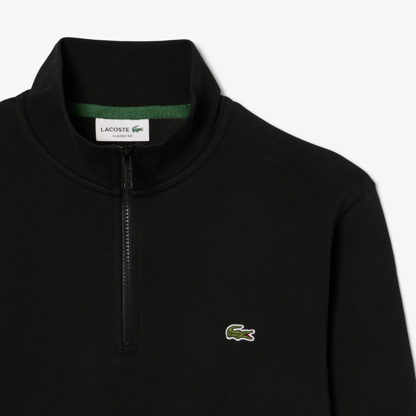 High Neck Zipped Fleece Sweatshirt - SH9774