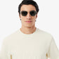 Embossed Logo Pique Sweatshirt-SH9959