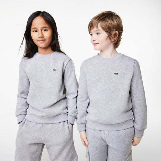 Kids’ Lacoste Organic Cotton Flannel Sweatshirt