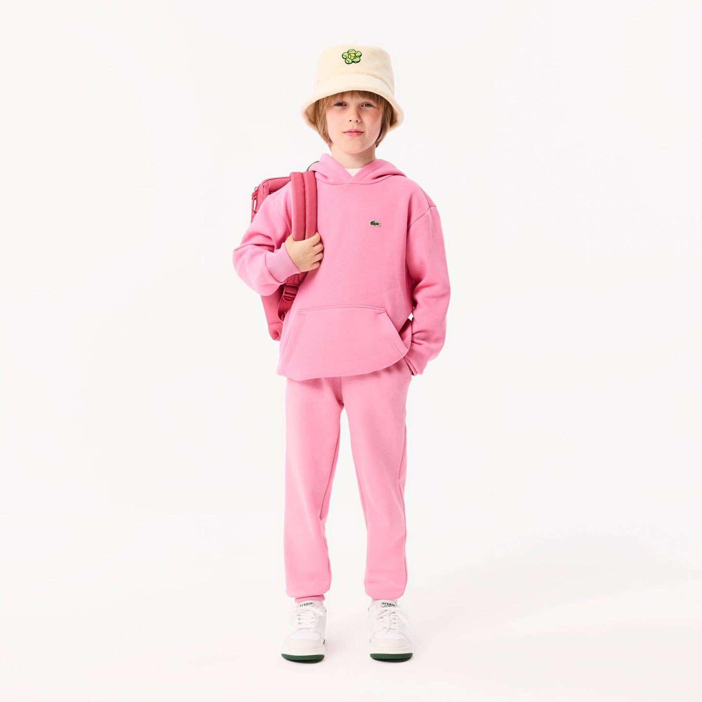 Kangaroo Pocket Fleece Hoodie-SJ5292