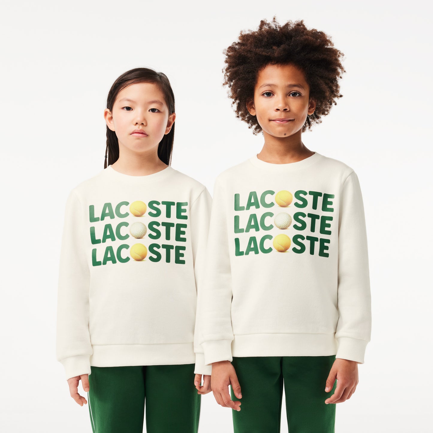 Fleece Crew Neck Print Sweatshirt-SJ7354