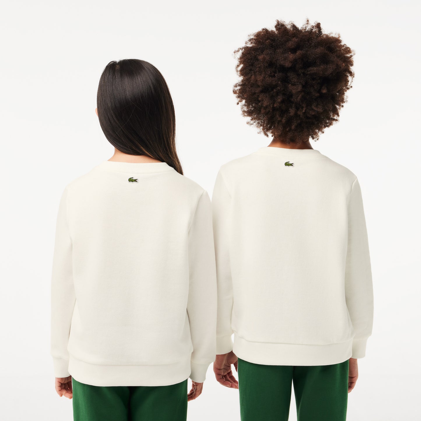 Fleece Crew Neck Print Sweatshirt-SJ7354