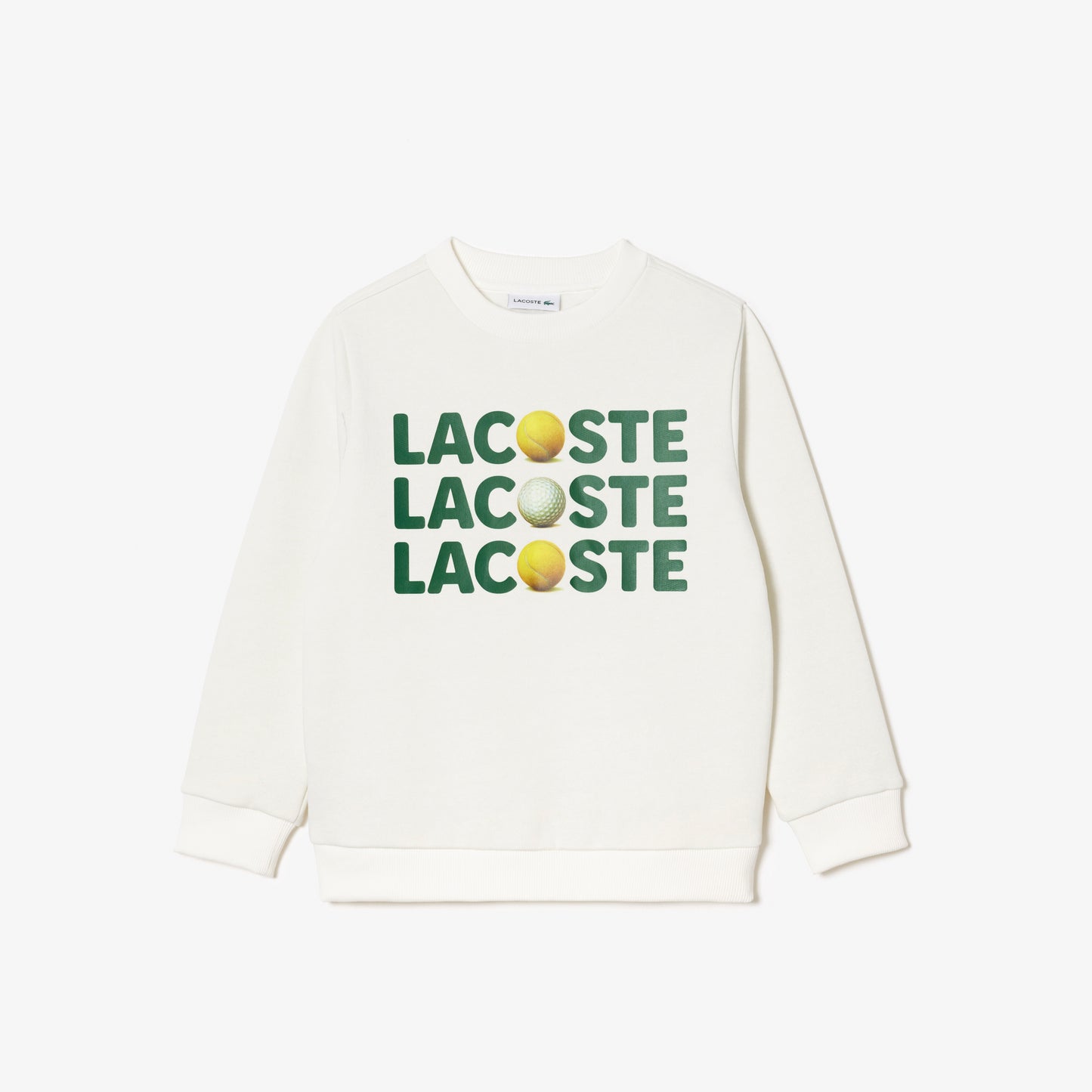 Fleece Crew Neck Print Sweatshirt-SJ7354