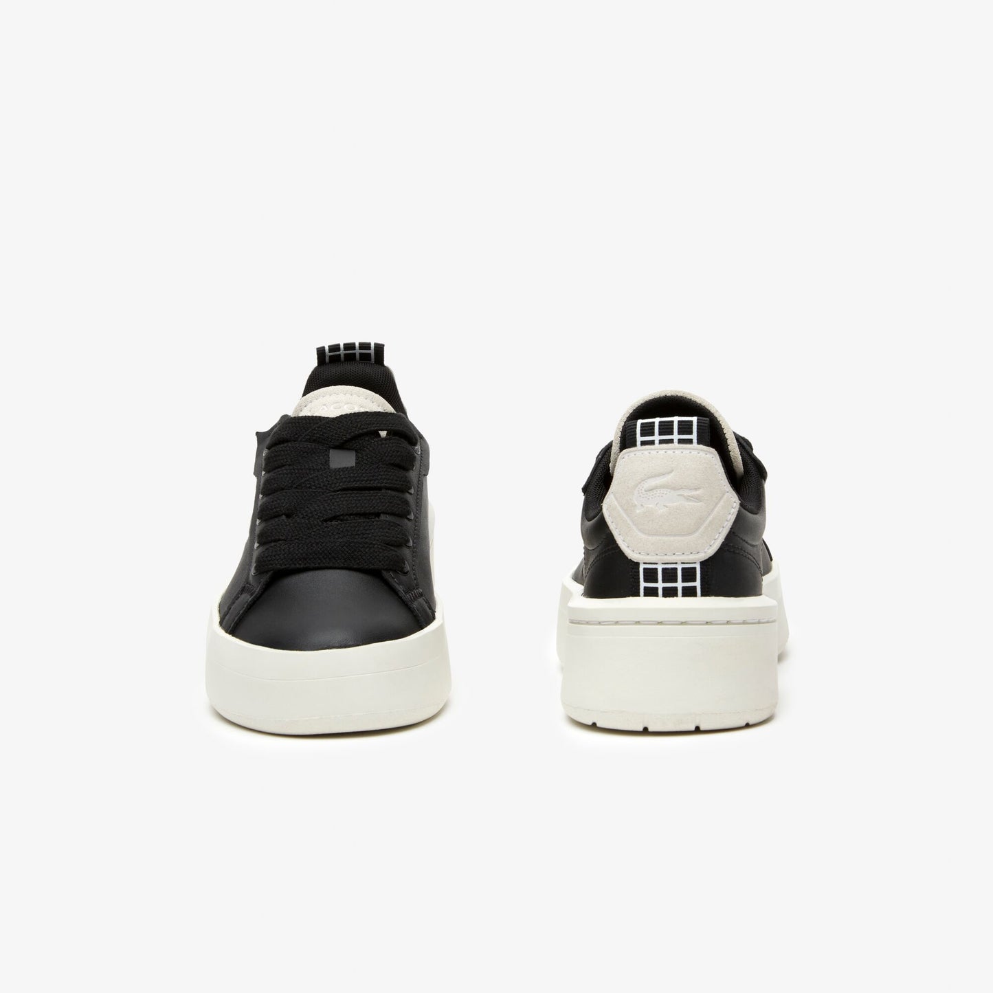 Women's Lacoste Carnaby Platform Leather Trainers - 45SFA0040