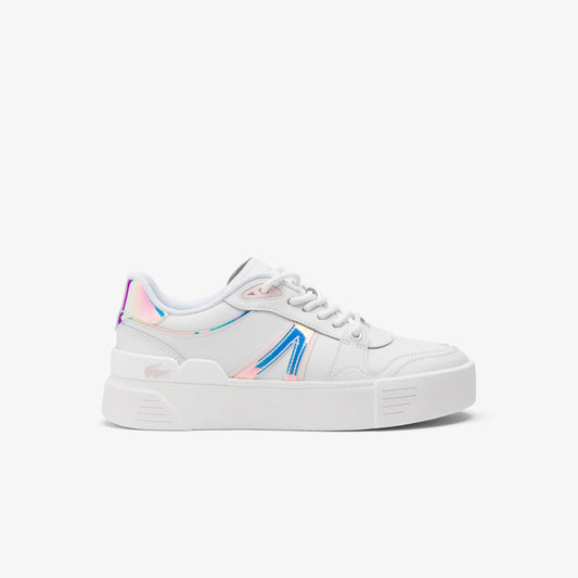 Women's L002 Evo Holographic Leather Trainers  - 47SFA0054