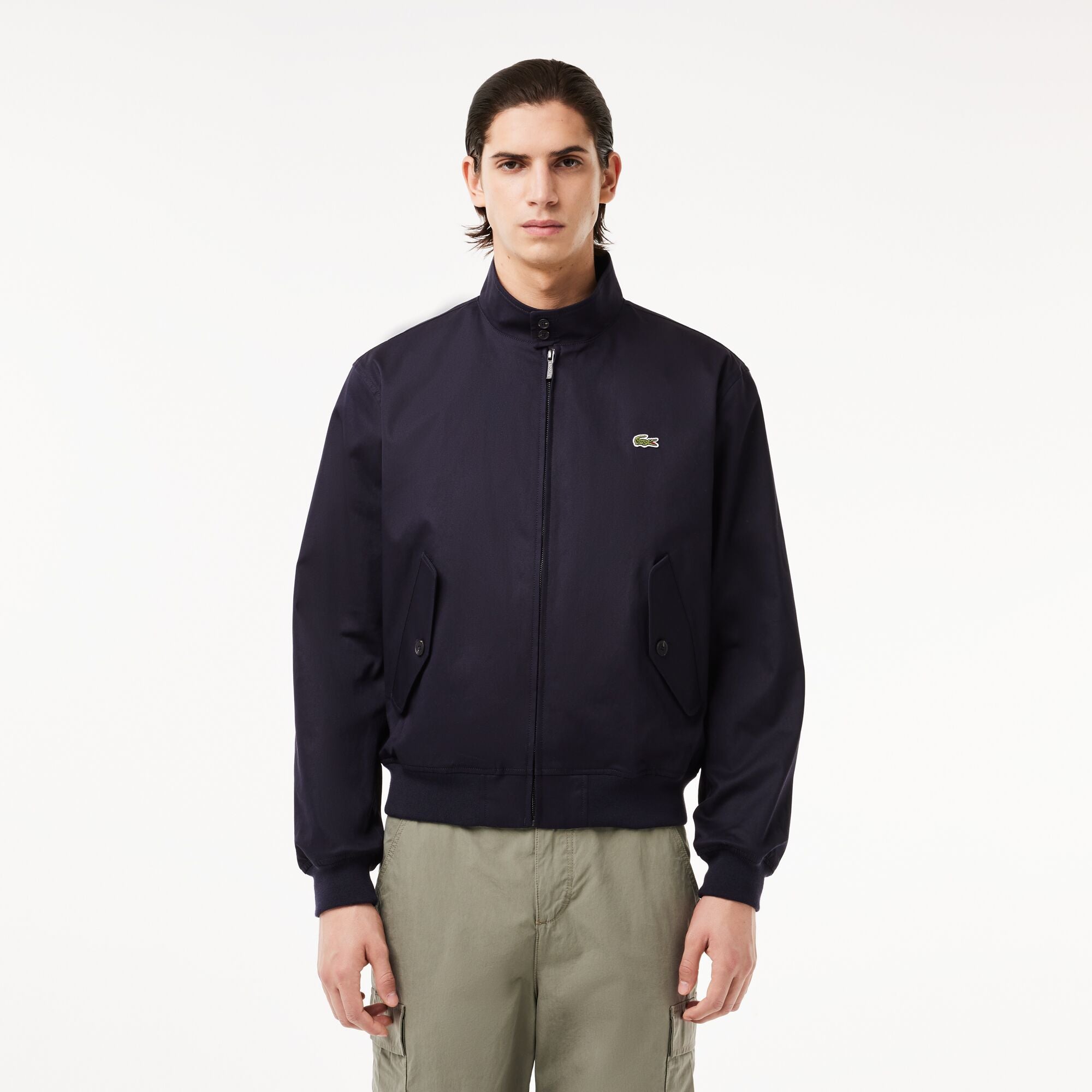 Buy Showerproof Cotton Twill Harrington Jacket - Bh7186 Online