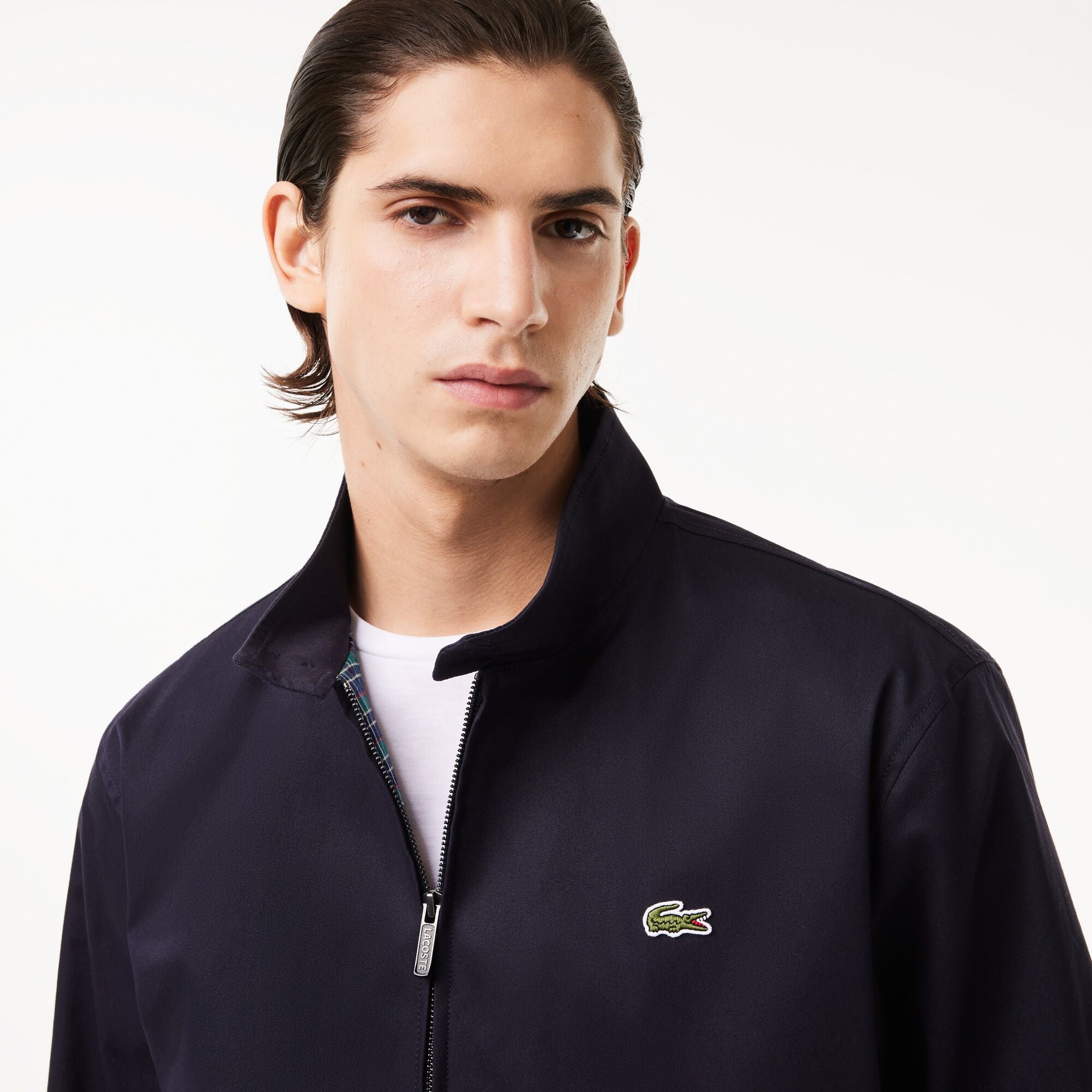 Lacoste cotton twill jacket best sale