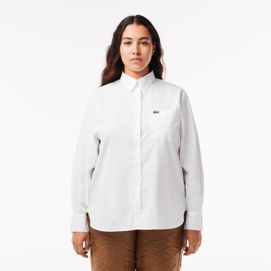 Oversized Shirt with Breast Pocket - CF1727