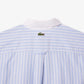 Striped Maxi Croc Contrast Collar Cotton Oxford Shirt - CH7610