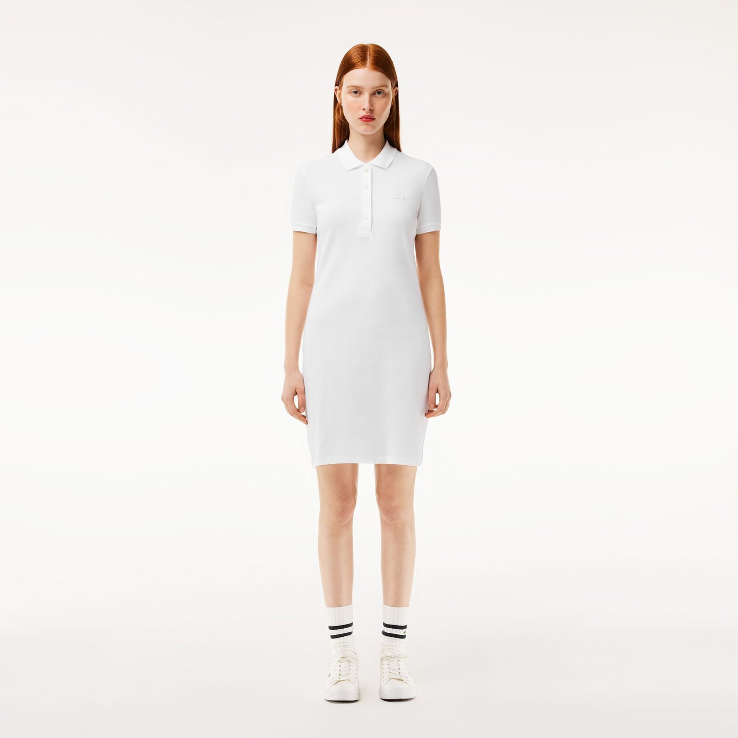 Women's Stretch Cotton Pique Polo Dress - EF5473