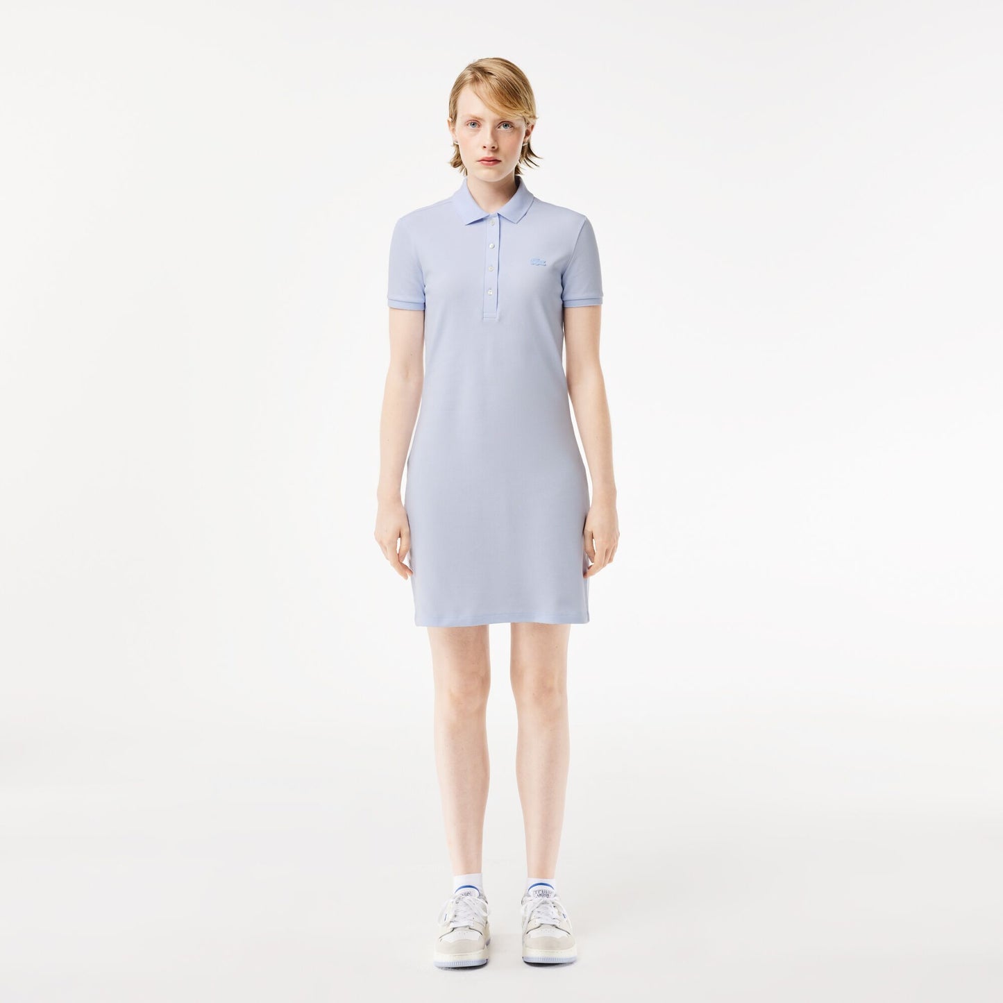 Women's Stretch Cotton Pique Polo Dress - EF5473