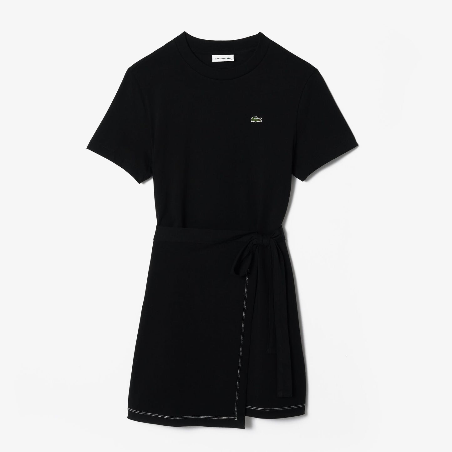 Short Sleeved Contrast Trim Oversized Jersey Dress - EF7268