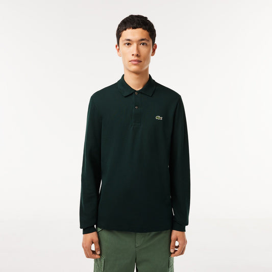 Classic Fit Long Sleeved L.12.12 Polo Shirt