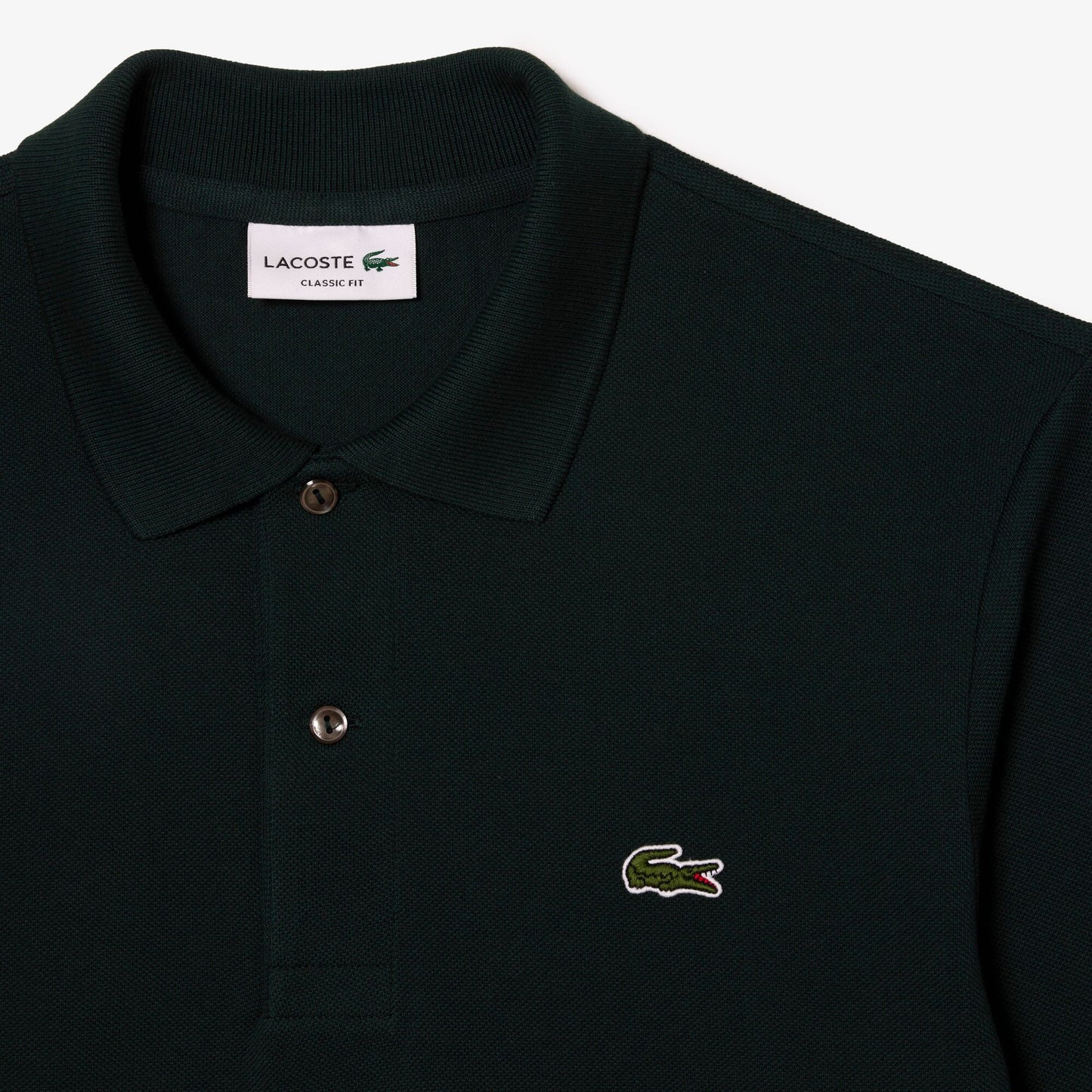 Classic Fit Long Sleeved L.12.12 Polo Shirt