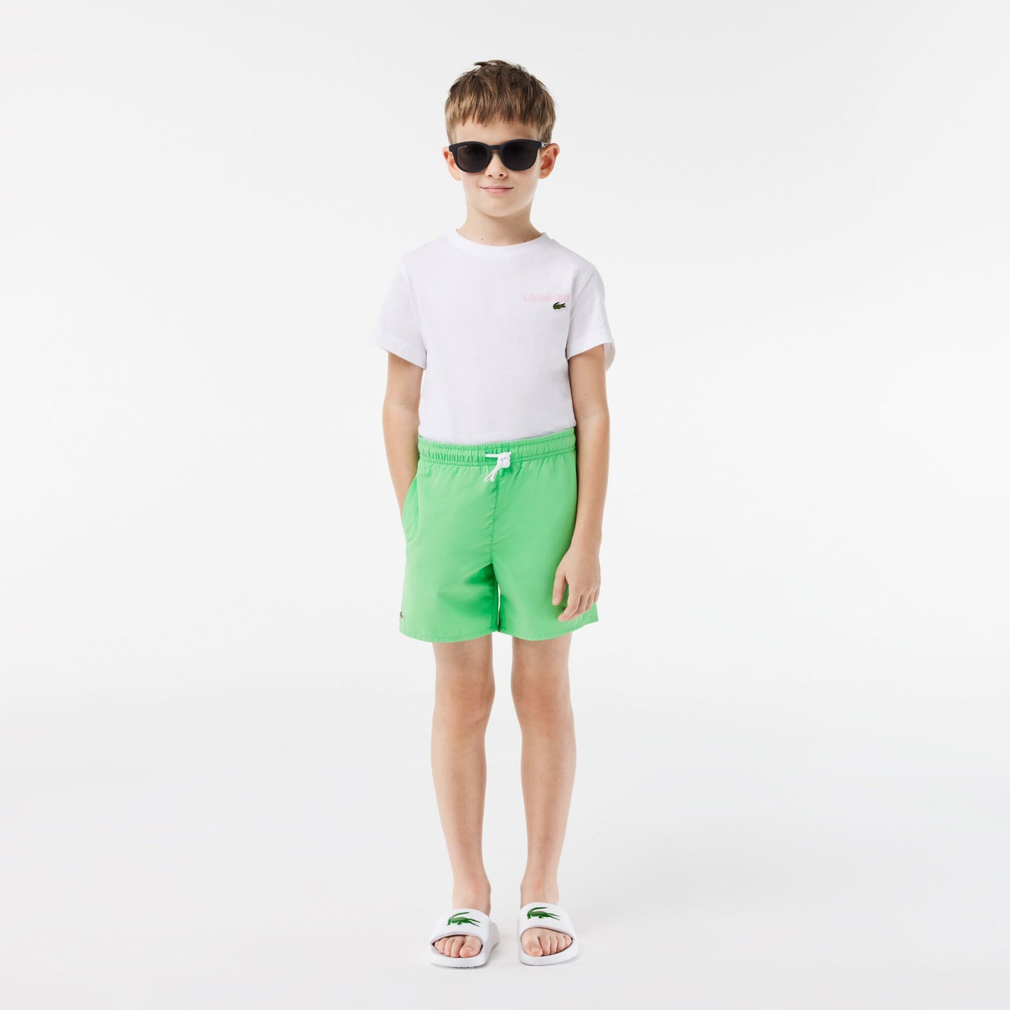 Boys' Quick-Dry Solid Swim Shorts - MJ4756