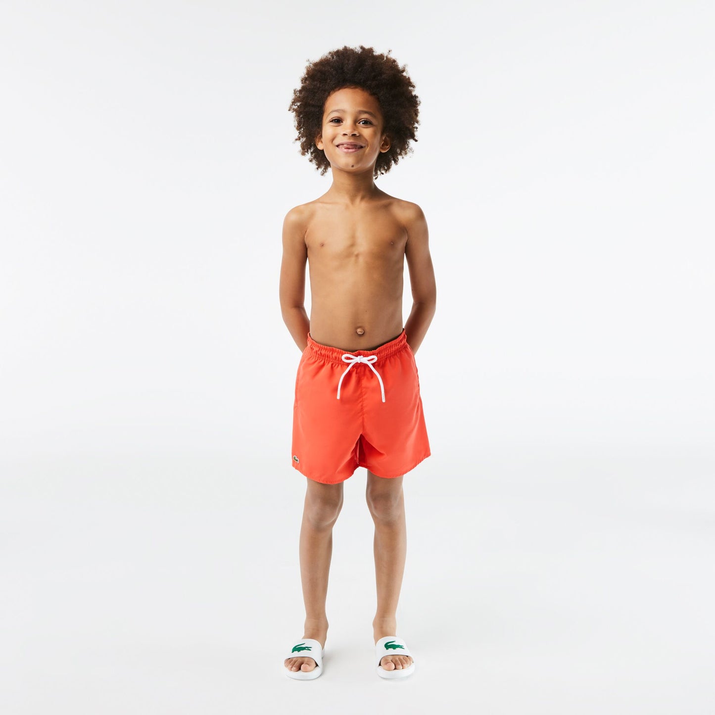 Boys' Quick-Dry Solid Swim Shorts - MJ4756