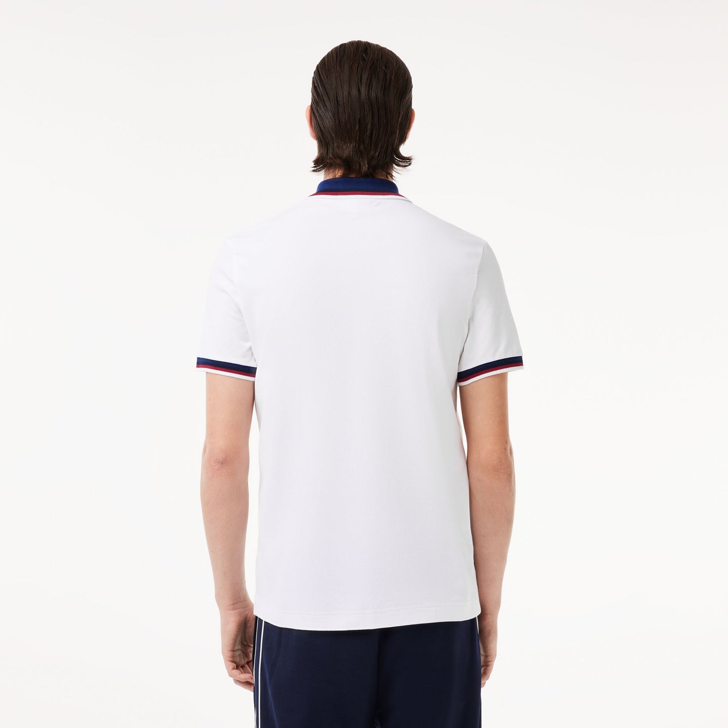 Regular Fit Stretch Cotton Piqué Contrast Collar Polo Shirt - PH3461