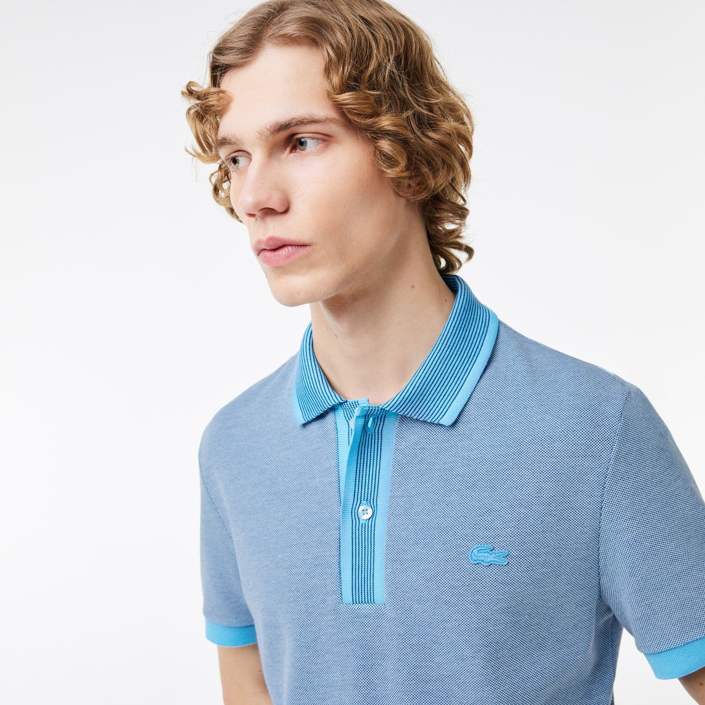 Regular Fit Contrast Caviar Texturized Piqué Polo Shirt - PH7359