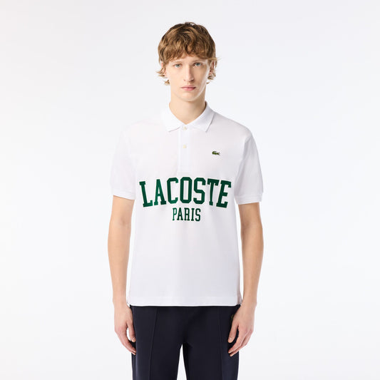 Original L.12.12 Lacoste Flocked Piqué Polo Shirt - PH7419