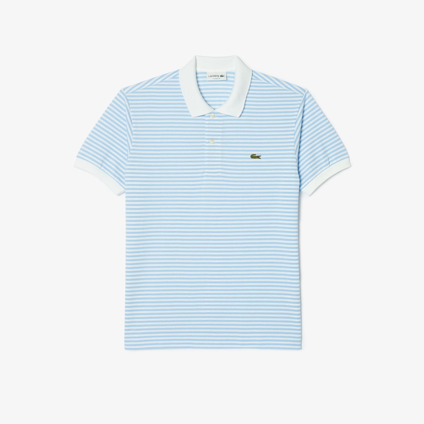 Classic Fit L.12.12 Striped Petit Piqué Polo Shirt