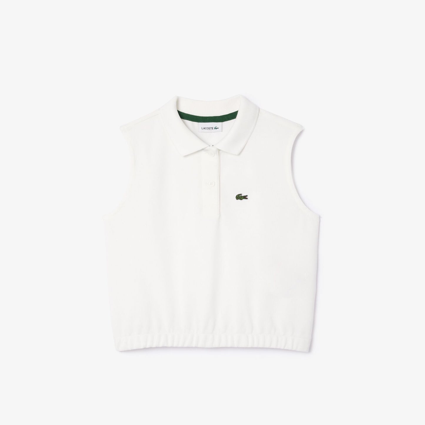 Sleeveless Stretch Mini Piqué Polo Shirt