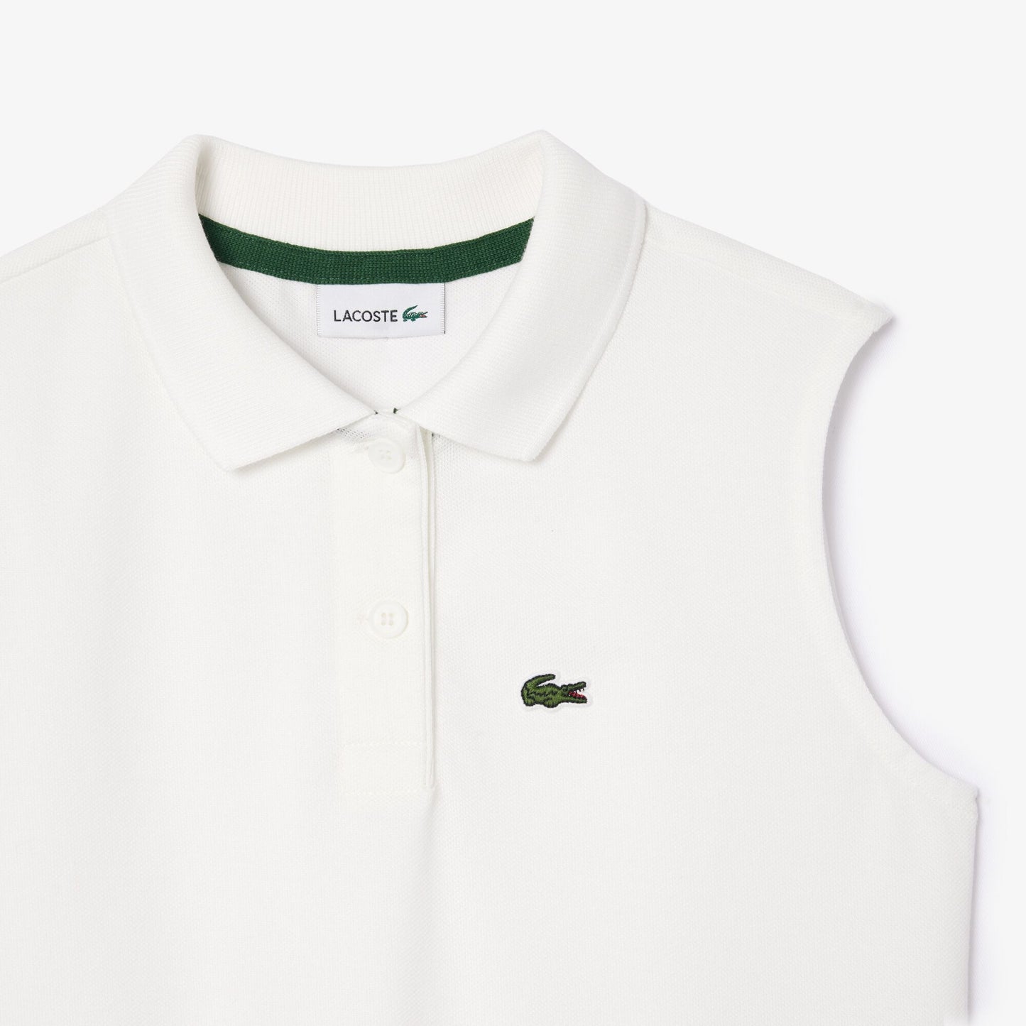 Sleeveless Stretch Mini Piqué Polo Shirt