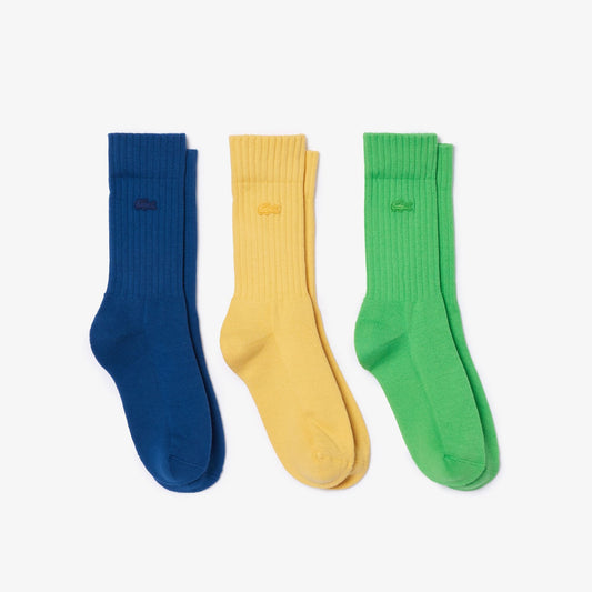 Unisex 3-pack Lacoste Organic Cotton Socks - RA6868