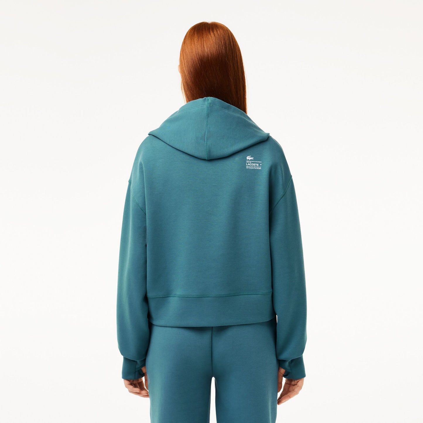 Women's Lacoste Hooded Jogger Sweatshirt - SF0281