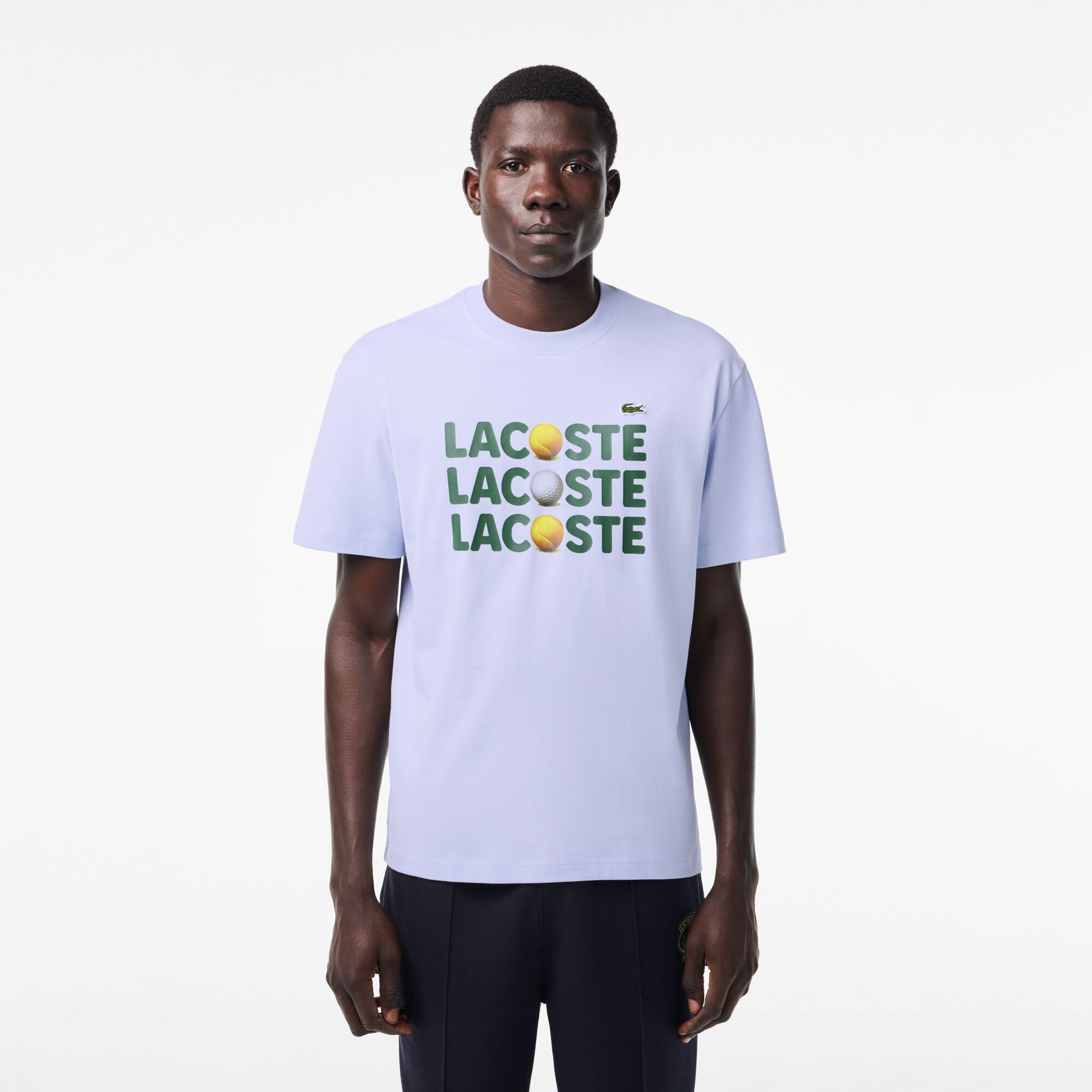 Buy Heavy Cotton Ball Print T Shirt Th7370 Online Lebanon Online Shopping Lebanon LACOSTE LEBANON