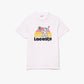 Washed Effect Tennis Print T-shirt