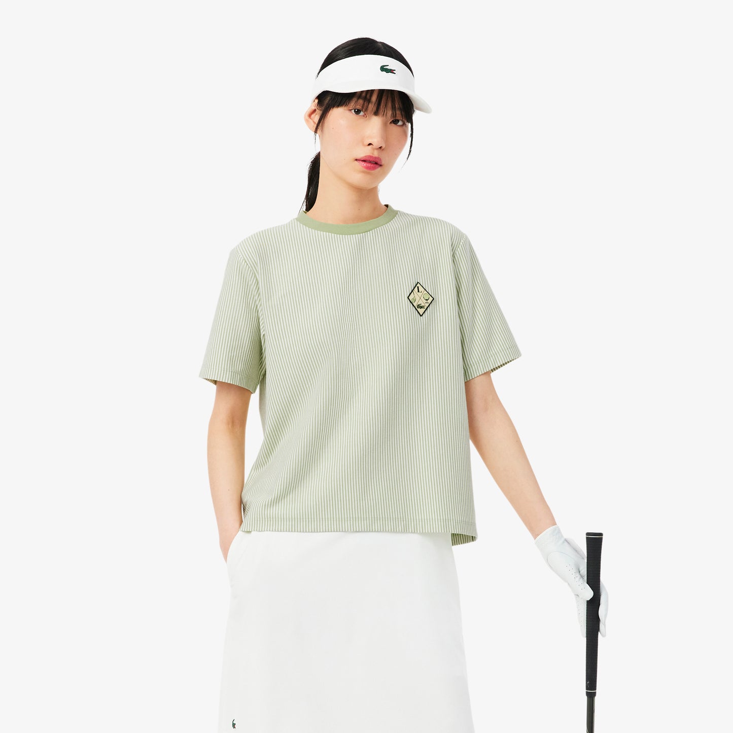 Ultra Dry Striped Golf T-shirt-TF0084